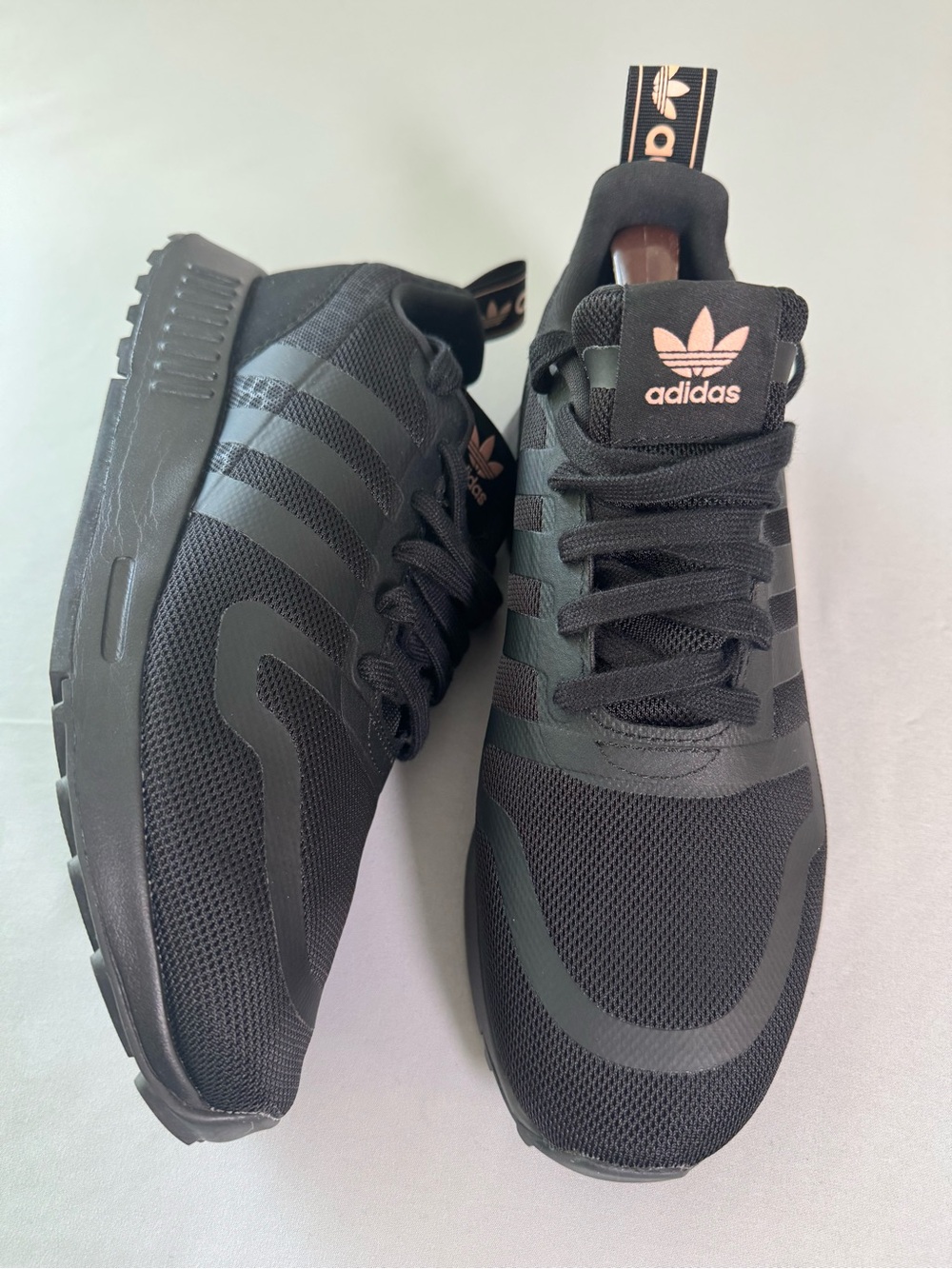 Adidas Originals Multix Triple Black and Pink Women's running Sneakers‎ Size 7 - Picture 2 of 7